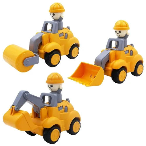 ToyBharat Push & Go Construction Toy Set (Pack of 3) – Loader, Picker & Roller, Safe & Durable, for Kids 1–6 Years ToyBharat Push & Go Construction Toy Set (Pack of 3) – Loader, Picker & Roller, Safe & Durable, for Kids 1–6 Years