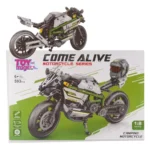 ToyMagic 593-Piece Building Blocks Bike |Creative Engineering Kit|DIY Motorcycle Model with Functional Mechanics | Durable Construction Blocks for Kids & Adults | Ideal Gift for Builders & Enthusiasts