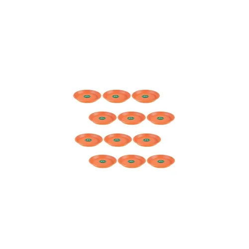 TrustBasket UV Treated Bottom Tray(Plate/Saucer) Suitable for 6 inch Plastic Pot – Terracotta Color – Set of 12 TrustBasket UV Treated Bottom Tray(Plate/Saucer) Suitable for 6 inch Plastic Pot – Terracotta Color – Set of 12