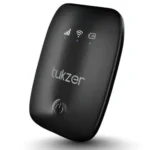Tukzer 4G LTE Wireless Dongle (v4.0 Version) with All SIM Network Support | Plug & Play Data Card with up to 150Mbps Speed WiFi Hotspot | 2100mAh Rechargeable Battery| SIM Adapter Included