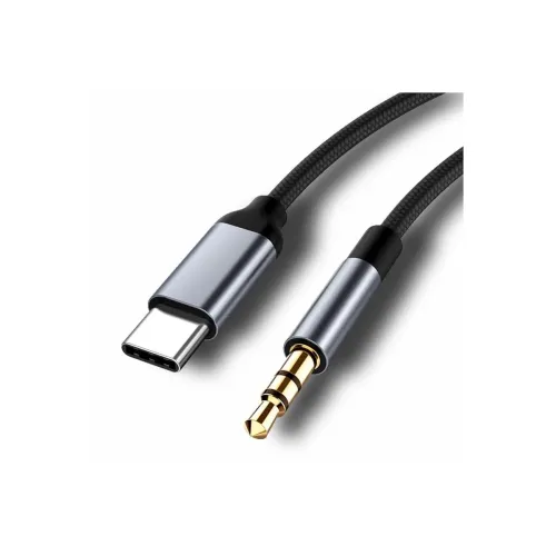 Type-C to 3.5mm Audio Aux Cable, Type-C to 3.5mm Headphone Male Jack Plug Adapter, Auxiliary Stereo Cord, Nylon Braided, Aluminum Shell, Metal Heads, Gold Plated Connector Type-C to 3.5mm Audio Aux Cable, Type-C to 3.5mm Headphone Male Jack Plug Adapter, Auxiliary Stereo Cord, Nylon Braided, Aluminum Shell, Metal Heads, Gold Plated Connector