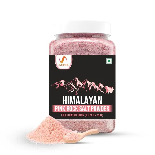 Umanac Himalayan Pink Rock Salt- 1.25Kg | 100% Natural Salt | Rock Salt for Cooking | Pink Salt with Low Sodium | Sendha Namak with 84 Minerals & Trace Elements | No Additives Umanac Himalayan Pink Rock Salt- 1.25Kg | 100% Natural Salt | Rock Salt for Cooking | Pink Salt with Low Sodium | Sendha Namak with 84 Minerals & Trace Elements | No Additives