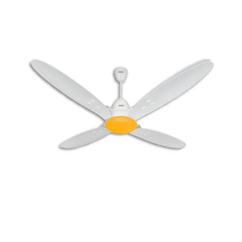 USHA Bloom Lily Nova 4-Blade BLDC Ceiling Fan |100% Copper Motor |Bi-Directiona|RF Remote |Sleep, Boost & Timer Mode |Whisper-Quiet |Dust-Resistant |3Y Motor & 2Y PCB Warranty | White & Saffron Yellow USHA Bloom Lily Nova 4-Blade BLDC Ceiling Fan |100% Copper Motor |Bi-Directiona|RF Remote |Sleep, Boost & Timer Mode |Whisper-Quiet |Dust-Resistant |3Y Motor & 2Y PCB Warranty | White & Saffron Yellow