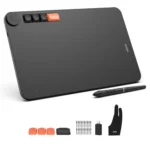 VEIKK Voila L Graphics Pen Tablet 10×6 Inch Drawing Tablet with 4 Customized Keyboard Keys, with P05 Battery-Free Pen, Compatible with Windows/Mac/Linux/Android OS