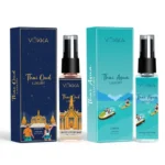 Vokka Pocket Perfume Thai Oud & Thai Aqua 16 ml (Pack of 2 x 8ml) | Unisex Luxury EDP Perfume for Men & Women | Long Lasting Eau De Parfum Gift Set | Premium Fragrance Scent | Travel Friendly