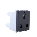 Wipro Northwest Nowa 6/16A 3 Pin – Power Socket, Silver Grey (pack of 10)