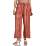 Amazon Brand – Myx Women Relaxed Cotton Flared Palazzo (Available in Plus Sizes)