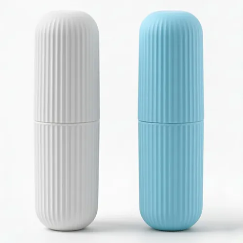 XML Toothbrush Toothpaste Holder Case Cover Container Portable Protective Plastic for Traveling, Camping, Bathroom,Home, School, Business Travel Accessories