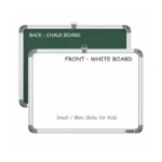 YAJNAS 1×1 Feet Non-Magnetic White Board for Kids, Home & Kitchen with Heavy-Duty Aluminium Frame, Scratch-Proof & Corrosion-Proof Surface Whiteboard, Size – 1×1 Feet