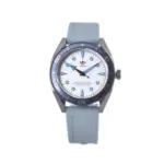 adidas Men Silicone Originals Analog Silver Dial Watch-Aofh22003, Band Color-Blue
