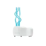 JUST CORSECA SOUL HEAVEN 3-in-1 Bluetooth Speaker Humidifier with LED Light | 10W Audio | 300ml Water Tank | Adjustable Mist | BT 5.2 | Aromatherapy Diffuser for Home, Office, Bedroom (White)